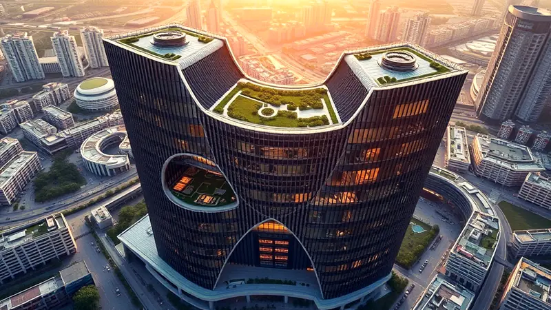 IHM Innovation Center : plan en X de Henn à Guangzhou - Foto 1