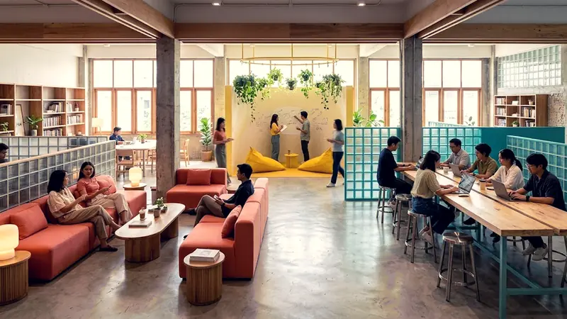 Khotkool Office: Văn phòng tại Bangkok với cầu trượt và k... - Foto 2