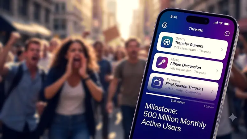 Threads Peilt die Milliarde an: Meta Fordert X mit 500 Mi... - Foto 1